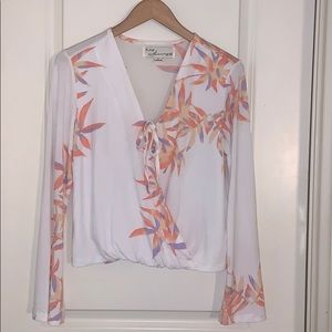 VINTAGE HAVANA Blouse Floral White size Small